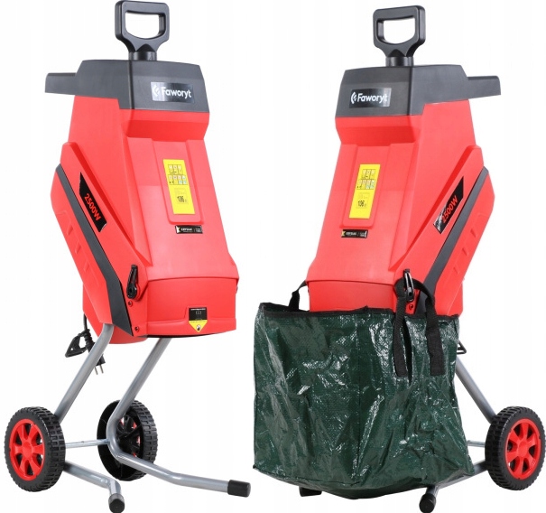 MOCNY RĘBAK ROZDRABNIACZ ELEKTRYCZNY DO GAŁĘZI TARCZOWY 2500W 45mm Z