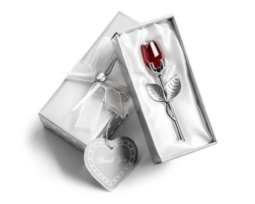 KRYSZTAŁOWA RÓŻA prezent dla mamy dziewczyny żony babci kobiety na święta