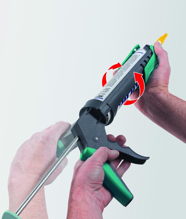 WOLFCRAFT Pistolet wyciskacz do silikonu 4352000 + Ołówek stolarski