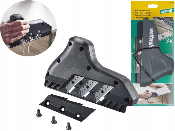 WOLFCRAFT Strug ostrze do fazowania krawędzi płyt k-g gipsowych
