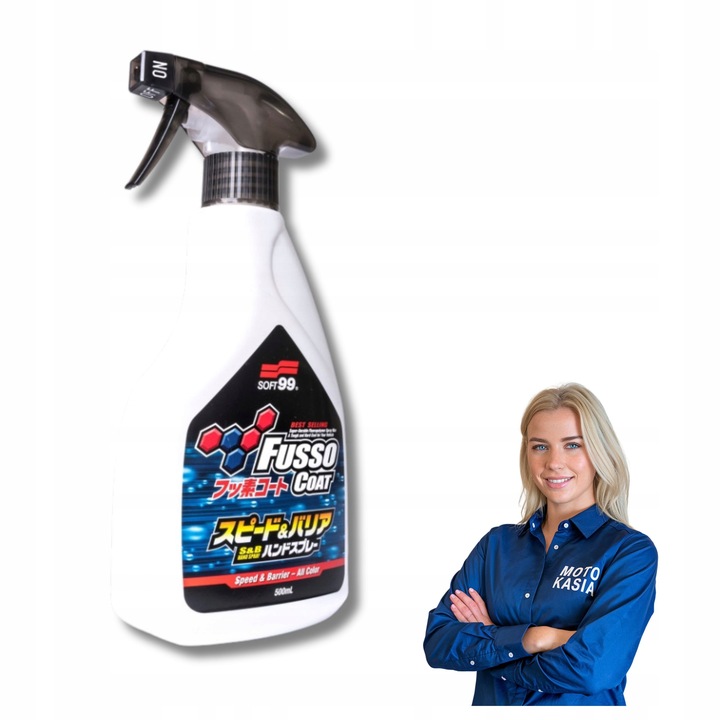Soft99 fusso coat speed barrier wosk szybki detail zabezpieczenie lakieru