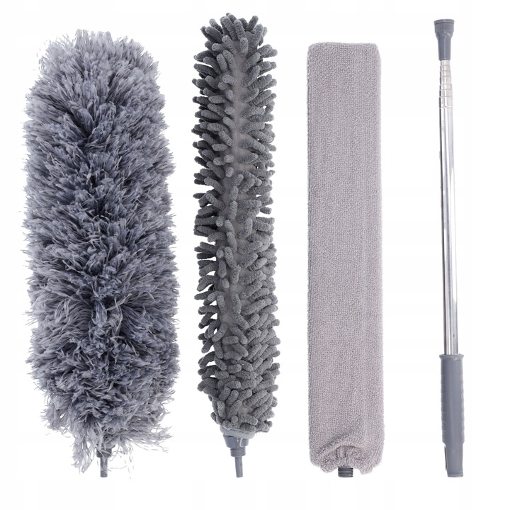 MIOTEŁKA DO KURZU długa 280 cm szczotka teleskopowa do pajęczyn zestaw x3