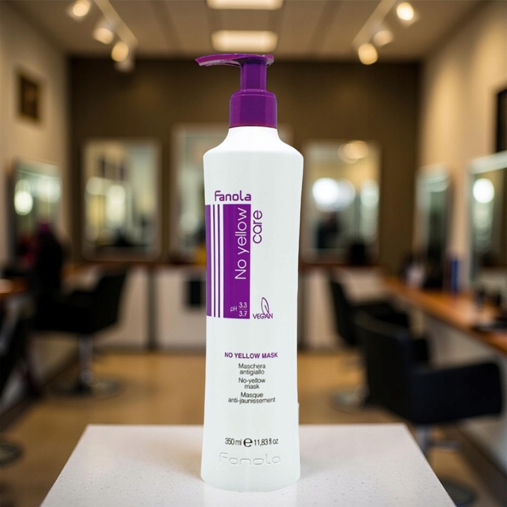 Maska do Włosów Blond NO YELLOW FANOLA Neutralizuje Żółte Odcienie 350ML