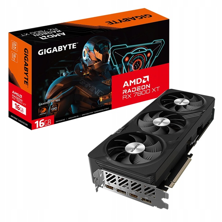 Karta GIGABYTE Radeon RX 7800 XT GAMING OC 16G