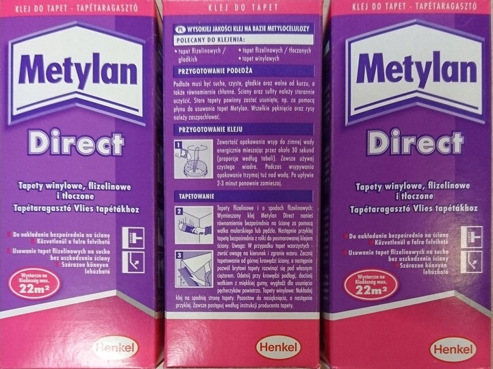 METYLAN DIRECT KLEJ DO TAPET 200G