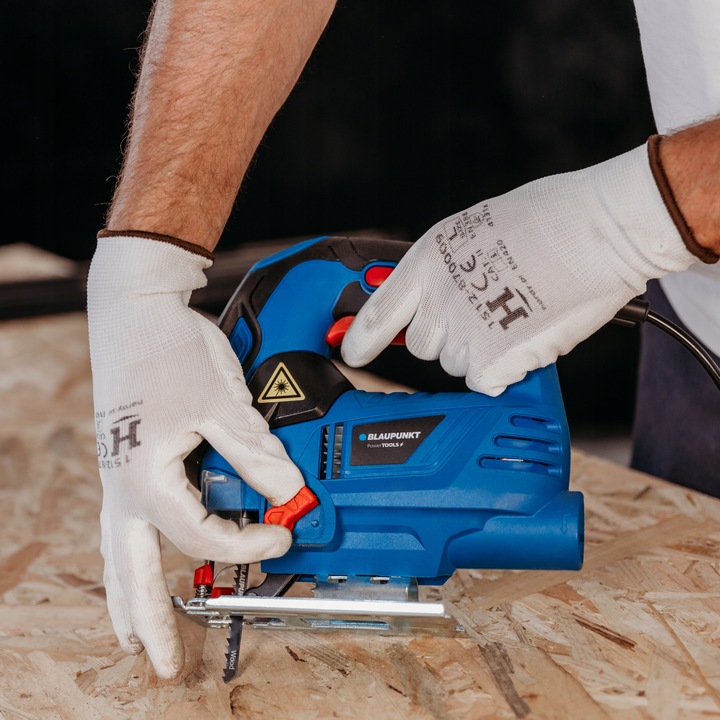 Wyrzynarka 1400W Laser Podświetlenie regulacja obrotów 10 szt.