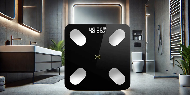 WAGA ŁAZIENKOWA BLUETOOTH SMART 25w1 180Kg ANALITYCZNA INTELIGENTNA +