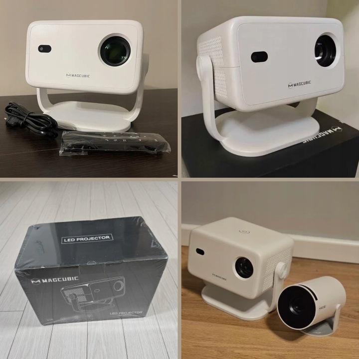 Projektor MAGCUBIC L018 4K 1080p Android TV WiFi Głośnik Bluetooth LED