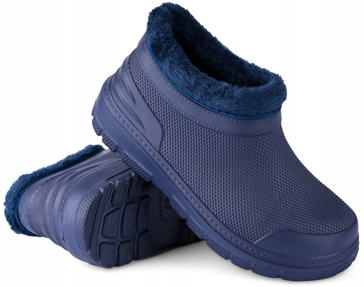 KALOSZE DAMSKIE OCIEPLANE krótkie piankowe zimowe lekkie chodaki EVA