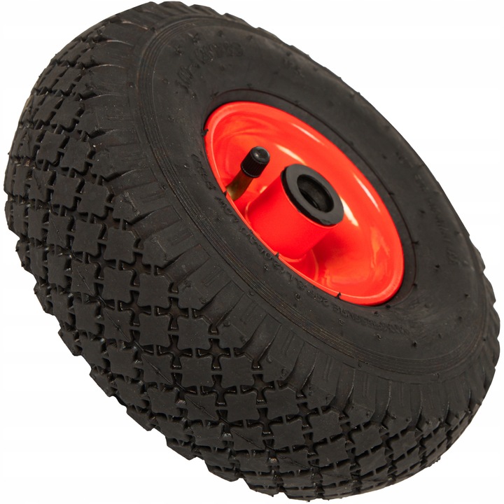 KOŁO KÓŁKO DO TACZKI WÓZKA MOCNE 260x85MM 3,00/4 Z DĘTKĄ POMPOWANE