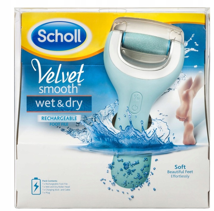 SCHOLL VELVET WET DRY PILNIK+ŁADOWARKA + 5 ROLEK