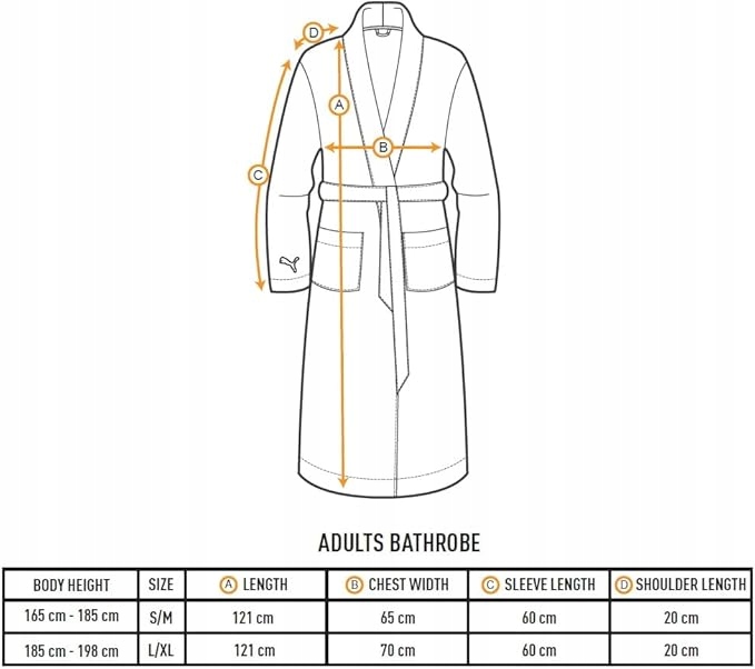 Szlafrok frotte 100% bawełna Puma nowy rozmiar.L/XL