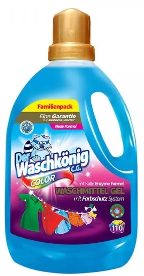 Niemiecki Der Waschkönig Color żel do prania 3,305 l