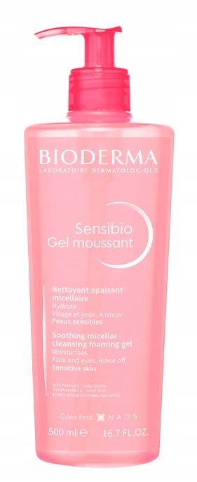 Bioderma Sensibio Gel Moussant Łagodzący Żel Micelarny Do Twarzy 500ml