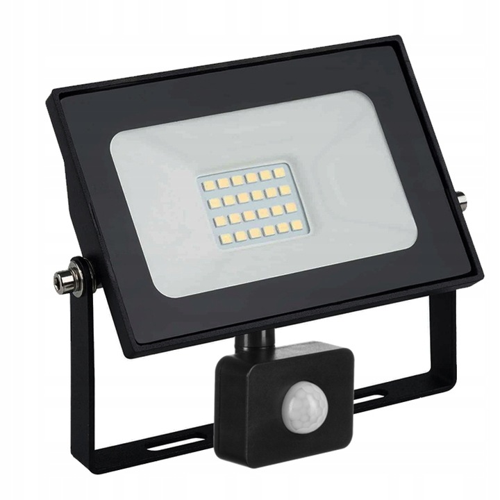 Halogen Naświetlacz LED 20W 2200 lm IP65 czujnik ruchu SUPER MOCNY