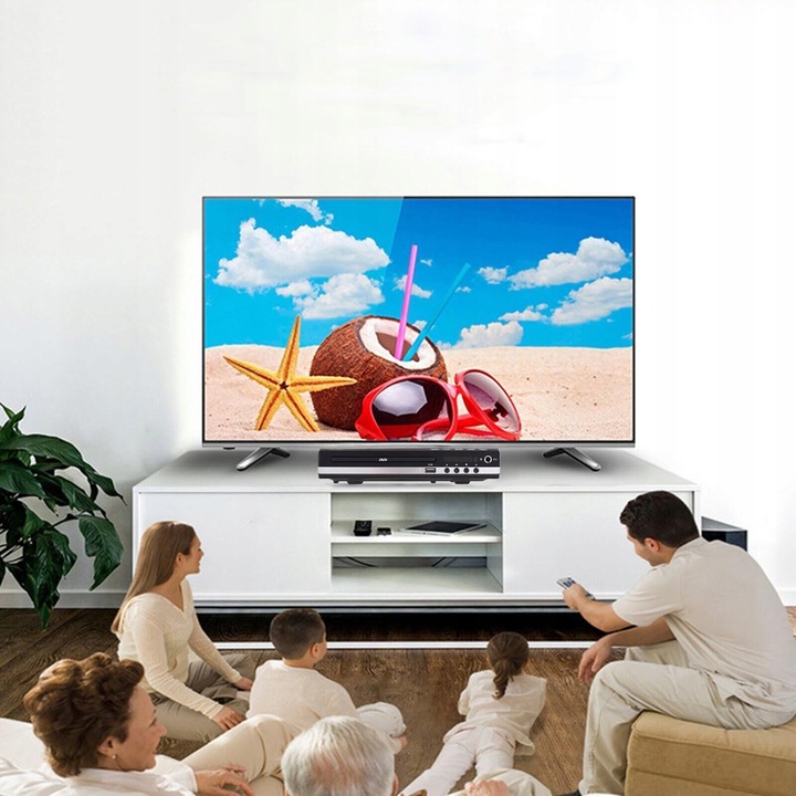 MINI ODTWARZACZ DVD, WBUDOWANY GŁOŚNIK, ODTWARZACZ HDMI DVD DO TELEWIZORÓW