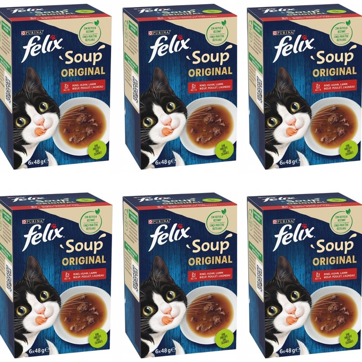 FELIX Soup Karma dla kota wiejskie smaki 36x48g