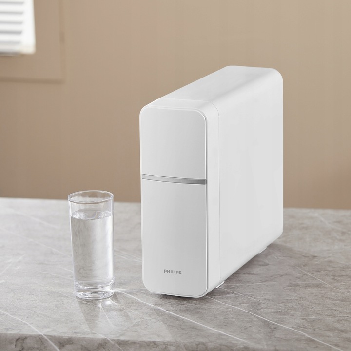 Przepływowy filtr do wody PHILIPS, filtr zmiękczający wodę, pod zlew +