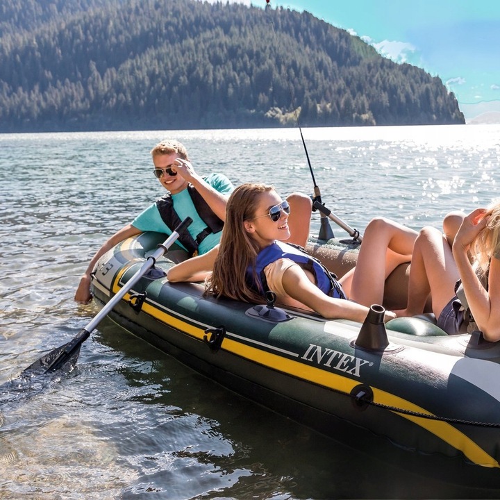 WIOSŁA 2X ALUMINIOWE PONTON KAJAK INTEX 69625