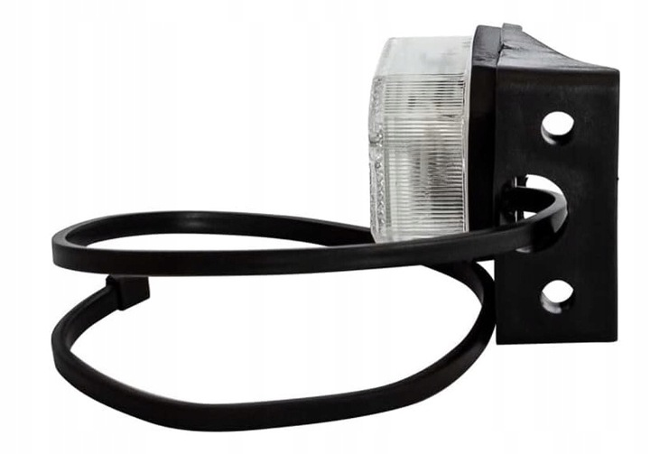 Lampa lampka obrysowa przednia przyczepki biała LED diodowa odblask Fristom