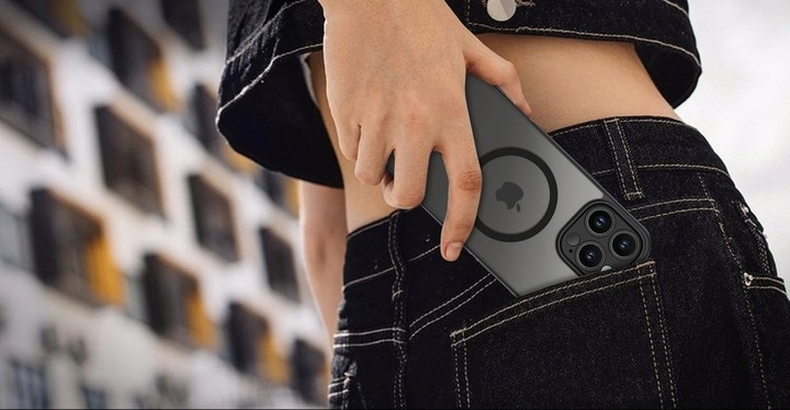 ETUI WZMACNIANE DO IPHONE 16 PRO MAX PANCERNE CASE DO MAGSAFE MAT 2x Szkło