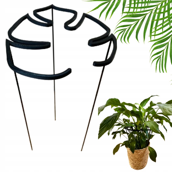 Podpórki do roślin kwiatów podpórka podpora obręcz RING MONSTERA M 33cm