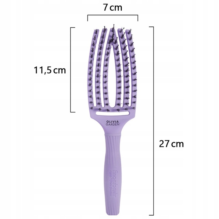 Szczotka do włosów Olivia Garden FingerBrush lavender