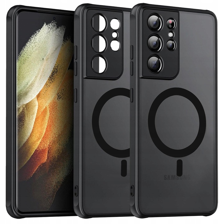 Etui do Samsung Galaxy S21 Ultra, matt case, magnetyczne do Magsafe