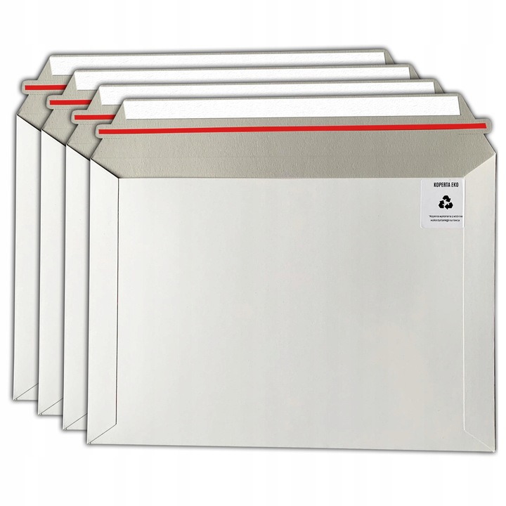 KOPERTY KURIERSKIE KARTONOWE TEKTUROWE EKO A4 ZESTAW 100SZT