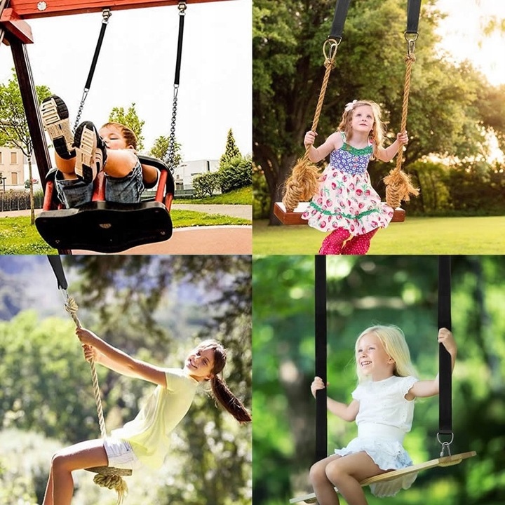 Zestaw do mocowania hamaka huśtawki linki nylonowe