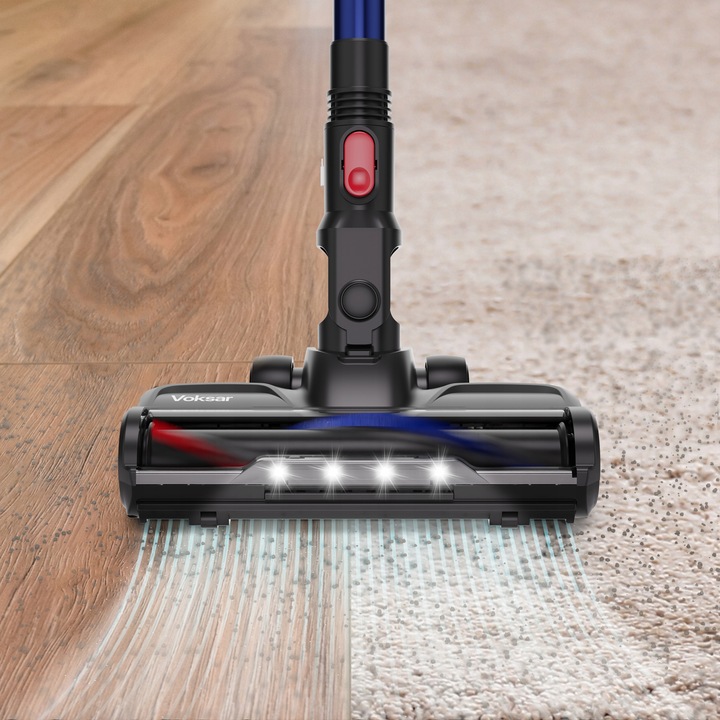 Odkurzacz Bezprzewodowy Pionowy VOKSAR V11s 5w1 LED FLEX TUBE HEPA