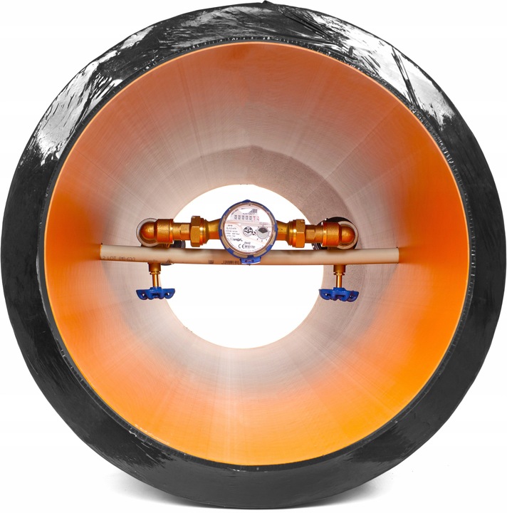 STUDZIENKA wodomierzowa H=1200 DN400 izolowana ATEST ocieplenie +