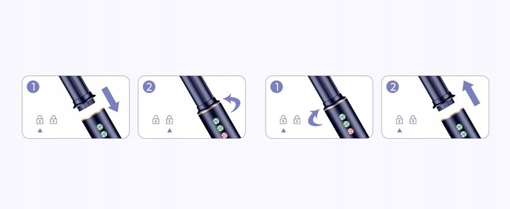 110000RPM Suszarko Lokówka Szczotka do Włosów Obrotowa 5w1 Jonizacja