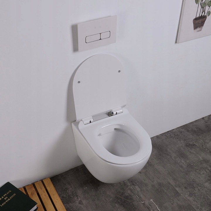 ZESTAW PODTYNKOWY 7W1 STELAŻ TECE + MUSZLA WC TORNADO SLIM +PRZYCISK