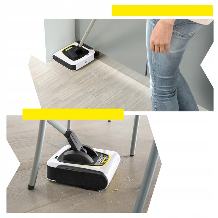 Bezprzewodowa szczotka elektryczna do czyszczenia Karcher KB 5 biała