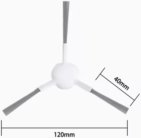 4x SZCZOTKA DO XIAOMI ROBOT VACUUM X10 X10+ X20+ X20 MAX X20 PRO S10+