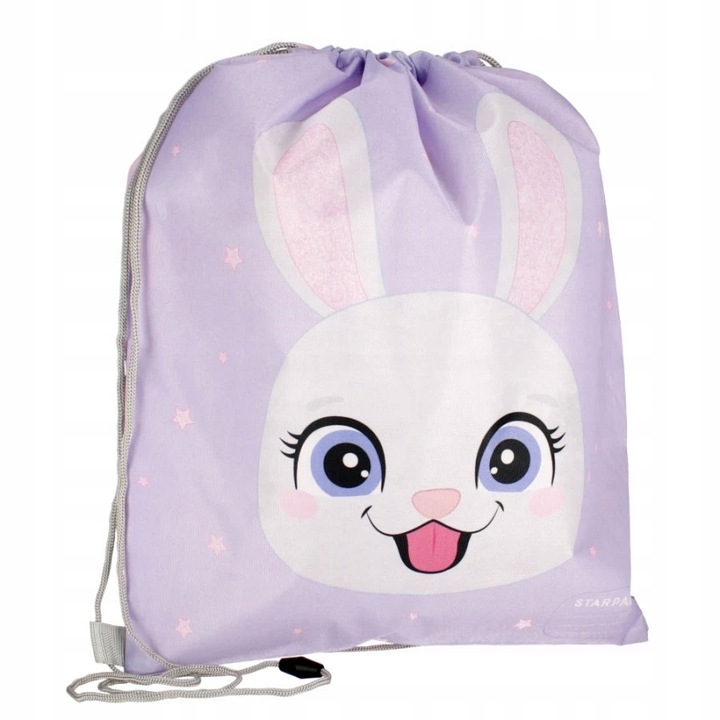 TORNISTER PLECAK SZKOLNY DLA DZIEWCZYNKI DO 1 KLASY WŁOCHACZ KRÓLIK USZY