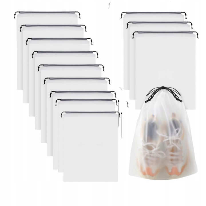 POKROWIEC ETUI WOREK NA BUTY BIELIZNĘ ORGANIZER DO WALIZKI 30X40 CM 10