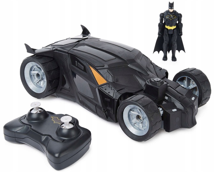 ZESTAW BATMAN BATMOBILE ZDALNIE STEROWANY + FIGURKA POJAZD AUTO RC PILOT
