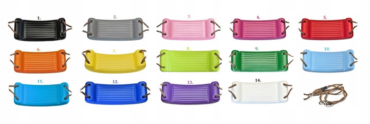 HUŚTAWKA dla dzieci deska z regulacją wysokości