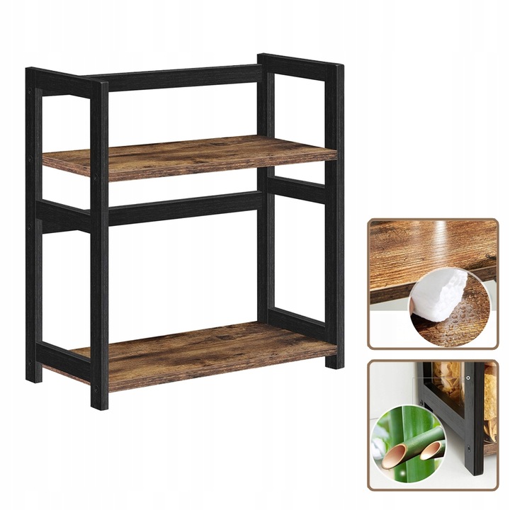 Regał STOJAK półka do kuchni 2 POZIOMY na przyprawy 42x18x43 blat