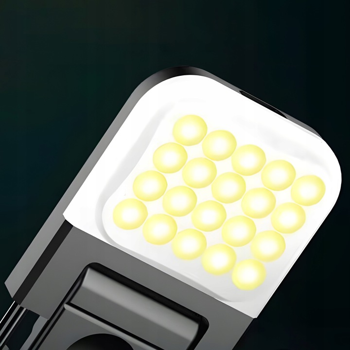 SELFIE STICK STATYW KIJEK DO TELEFONU Z PILOTEM LAMPA LED BLUETOOTH TRIPOD