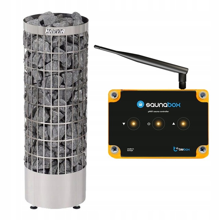 Zestaw do sauny : Piec Harvia PC90E 9kW + Sterownik WiFI SaunaBox PRO