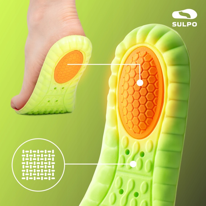 Wkładki do obuwia roboczego SULPO - pianka, oddychające, wygodne