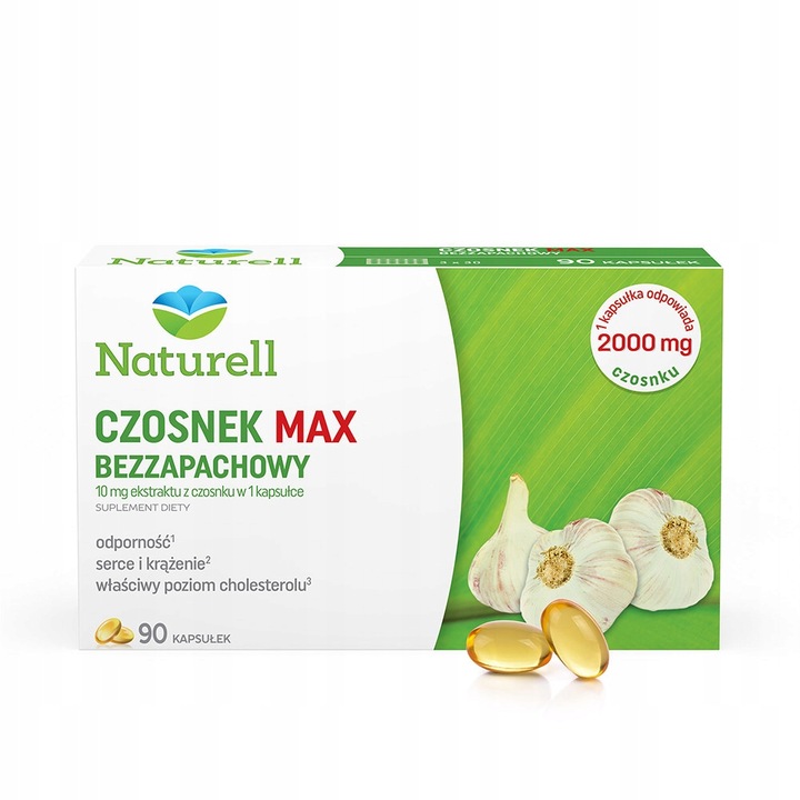 Naturell Czosnek Max bezzapachowy 90 kapsułek