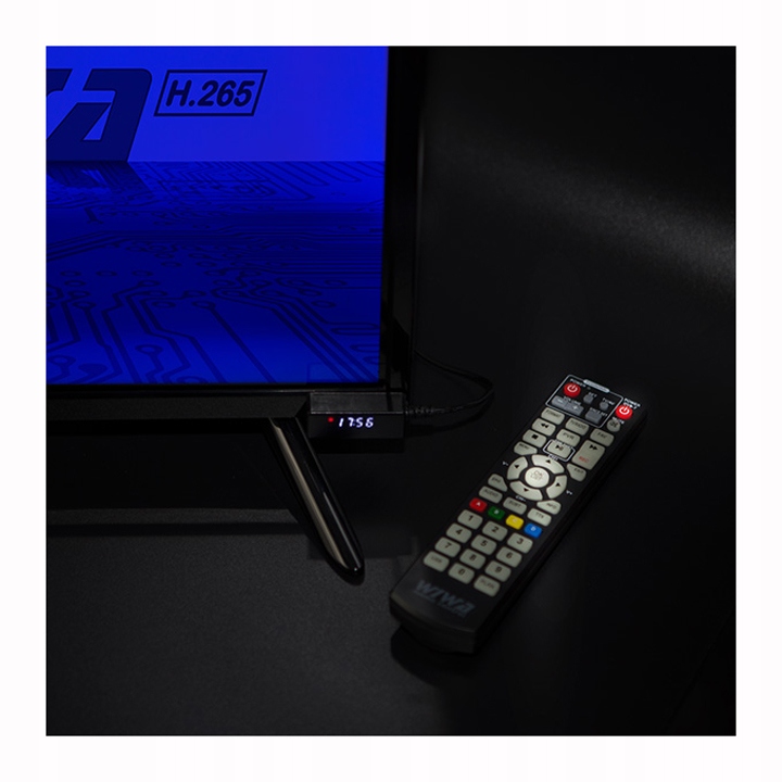 Dekoder Tuner TV Wiwaj DVB-T2 HEVEC MINI LED