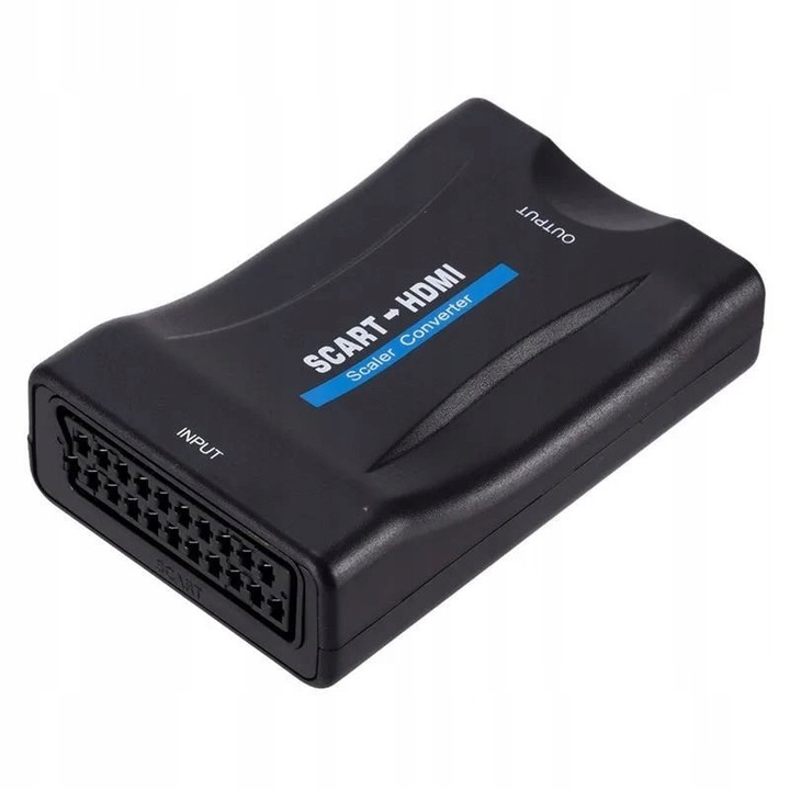 Adapter Eurozłącze na Hdmi Konwerter Scart Przejściówka AV EURO FULL