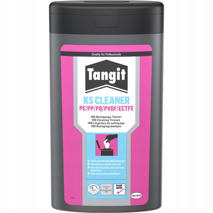 Chusteczki czyszczące do rur PE PP Tangit 100szt