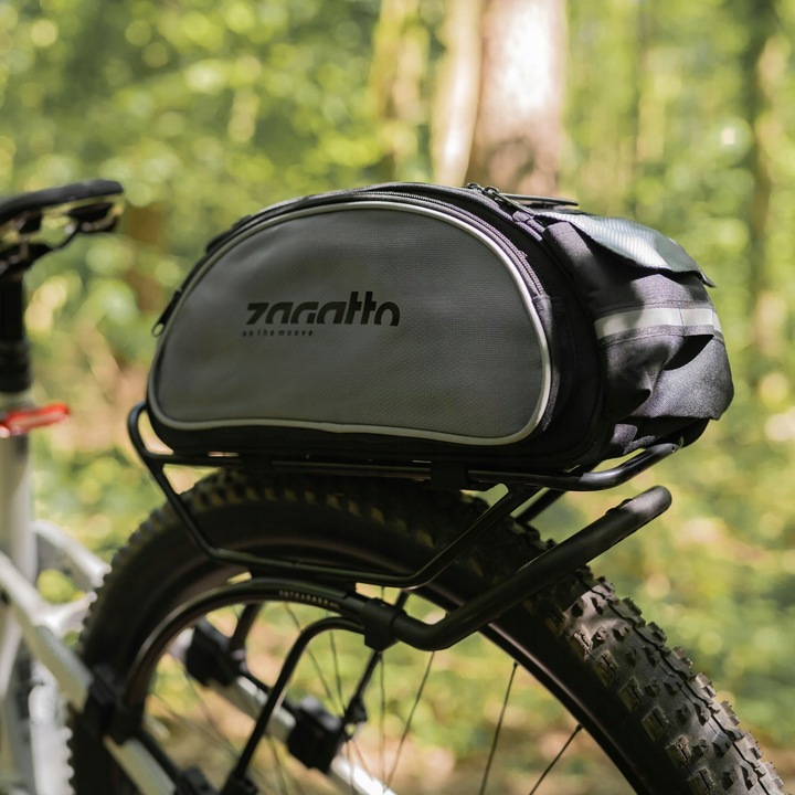 Torba rowerowa sakwa na bagażnik kufer pojemna torba na rower ZAGATTO