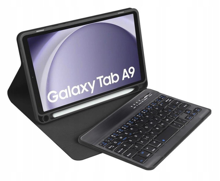 ETUI I KLAWIATURA DO SAMSUNG GALAXY TAB A9 8.7" 2023 SM-X110 SM-X115 CZARNY